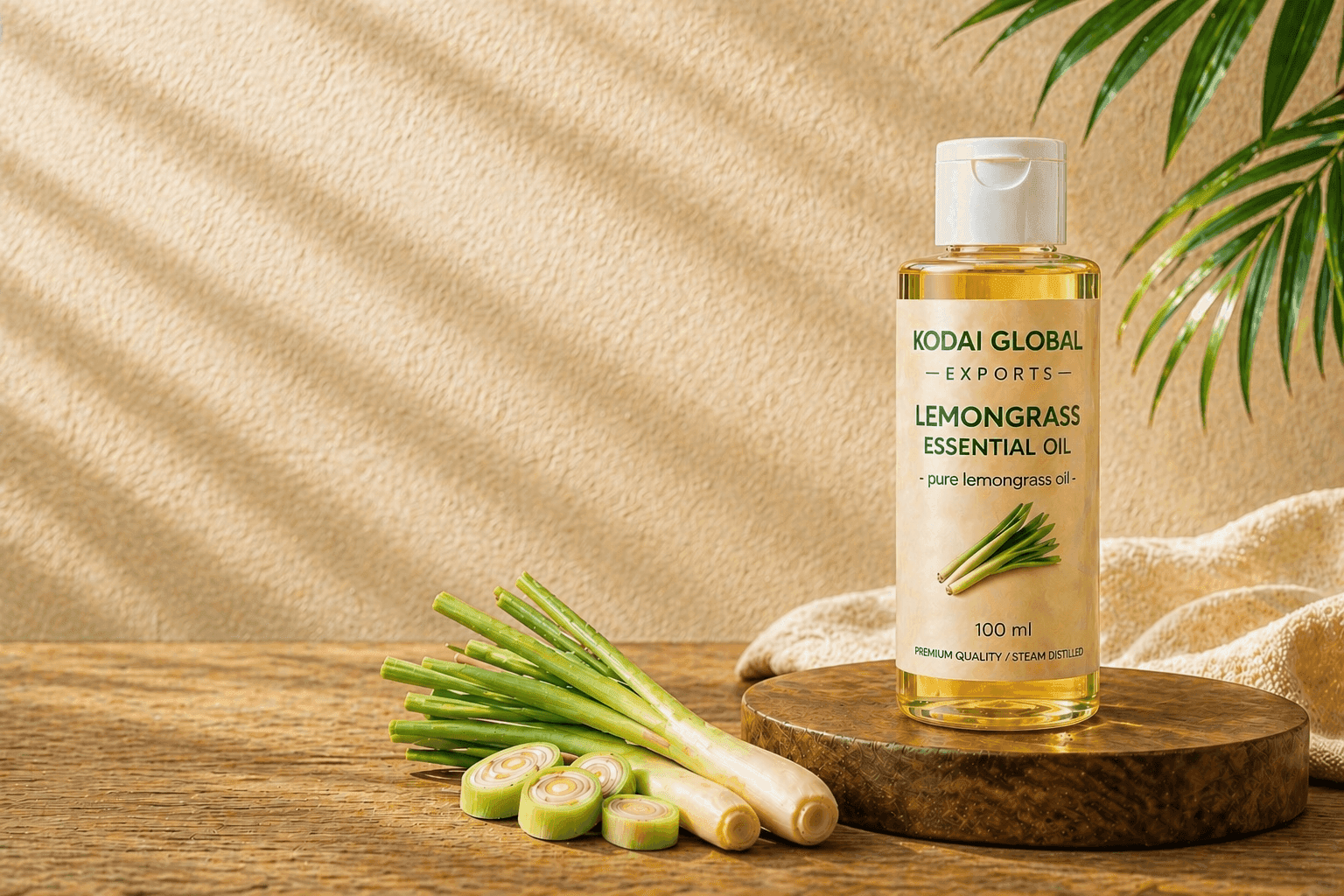 Premium lemongrass cultivation fields